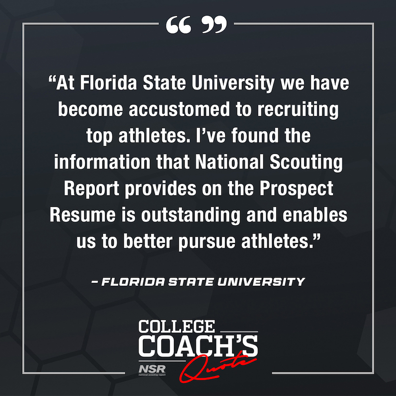 National Scouting Report Reviews College Coach Quote Florida State