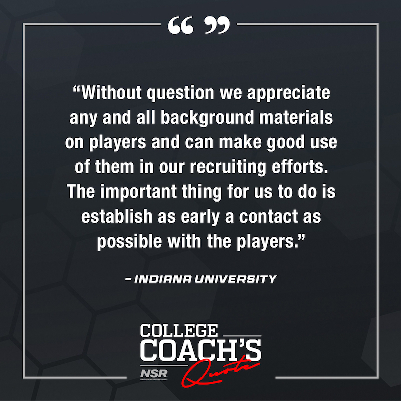 National Scouting Report Reviews College Coach Quote Indiana University