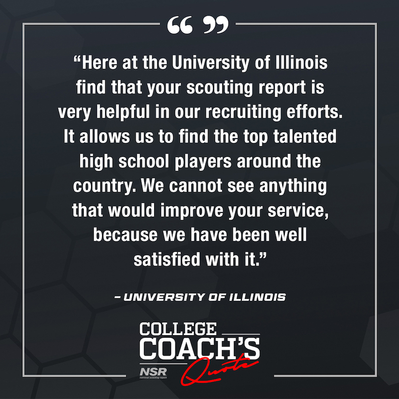 National Scouting Report Reviews College Coach Quote University Of Illinois